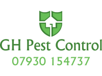 G H Pest Control logo, pest controller in Shamley Green