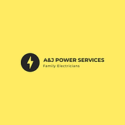 A&J Power Services logo, electrician in Jarrow