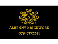 Albenny Brickwork logo, bricklayer in Minster