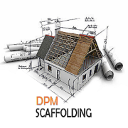 DPM Scaffolding logo, gardener in Eastleigh