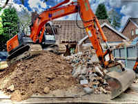 A&J Construction logo, drainage engineer in Manchester