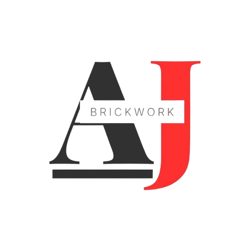 AJ Brickwork logo, bricklayer in Wythenshawe