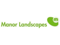 Manor Landscapes logo, driveway and patio installer in Guildford