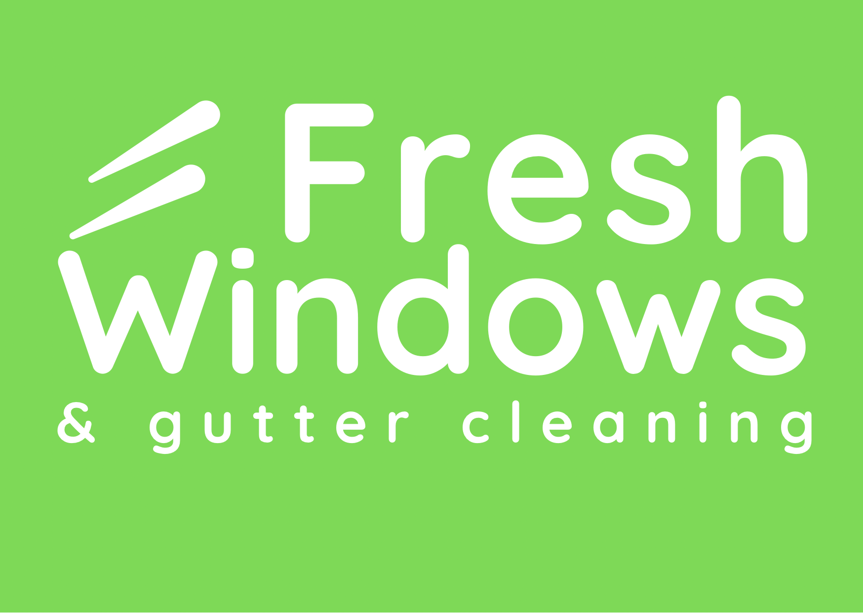 Fresh Windows & Gutter Cleaning logo, window cleaner in Rough Common