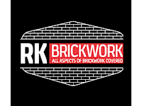 RK Brickwork logo, bricklayer in Manchester