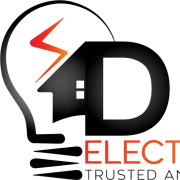 DM Electrical logo, electrician in Polegate