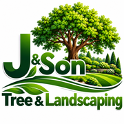 J and Son Trees and Landscapes logo, tree surgeon in Birmingham