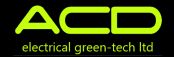 ACD Electrical Green-Tech Ltd logo, electrician in Carkeel