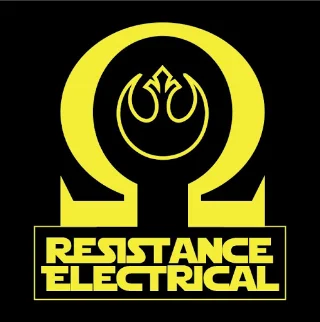 Resistance Electrical logo, electrician in Brighton and Hove