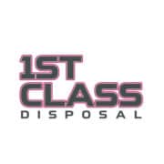1st Class Disposal logo, rubbish and waste clearance specialist in Caterham