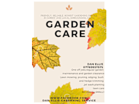 Ellis Gardening logo, gardener in London