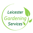Leicester Gardening Services Ltd logo, gardener in Countesthorpe