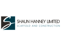 Shaun Hanney Scaffolding logo, damp proofer in Braintree