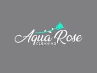 Aqua Rose Cleaning logo, window cleaner in Walton-on-Thames