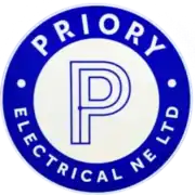 Priory Electrical logo, electrician in Whitley Bay